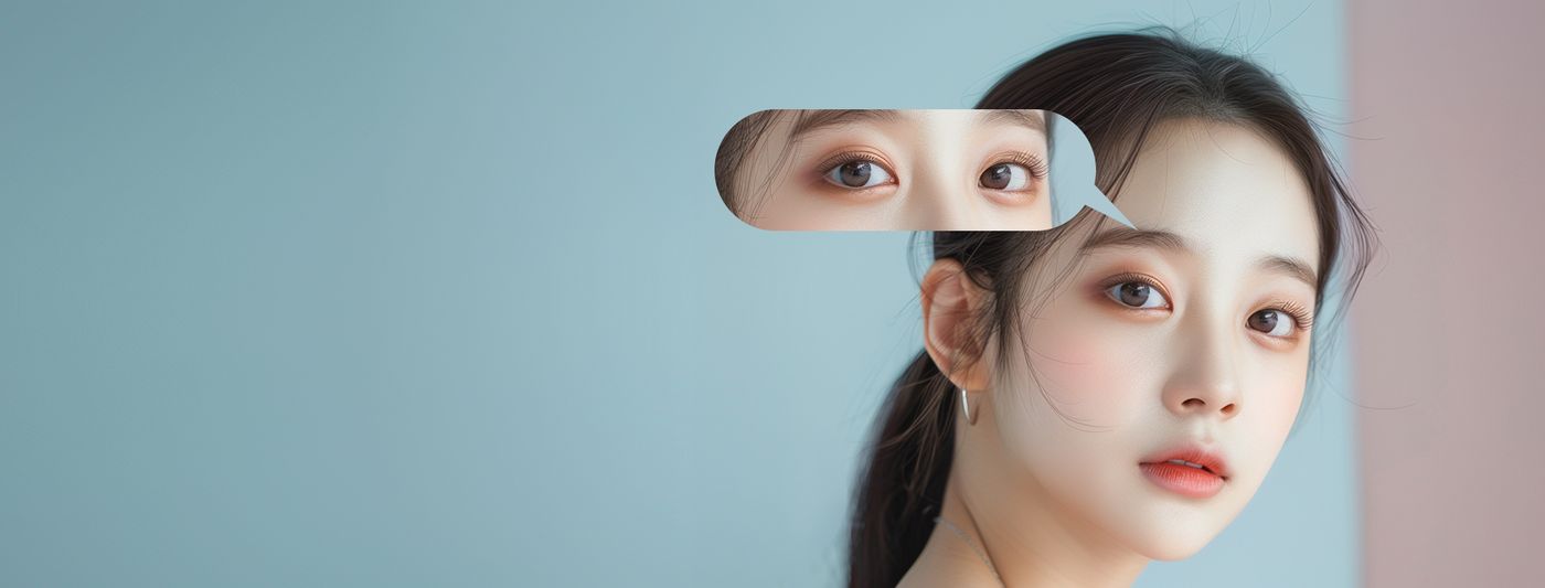 지방내리기 미세절개 위치 안내 — 쌍꺼풀 라인 안쪽
