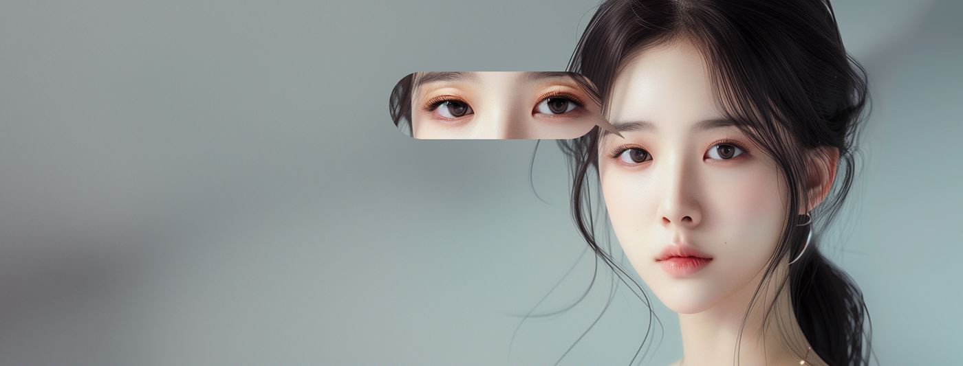 흉터개선 재수술 안내 — 눈꺼풀 피부·유착·봉합 위치
